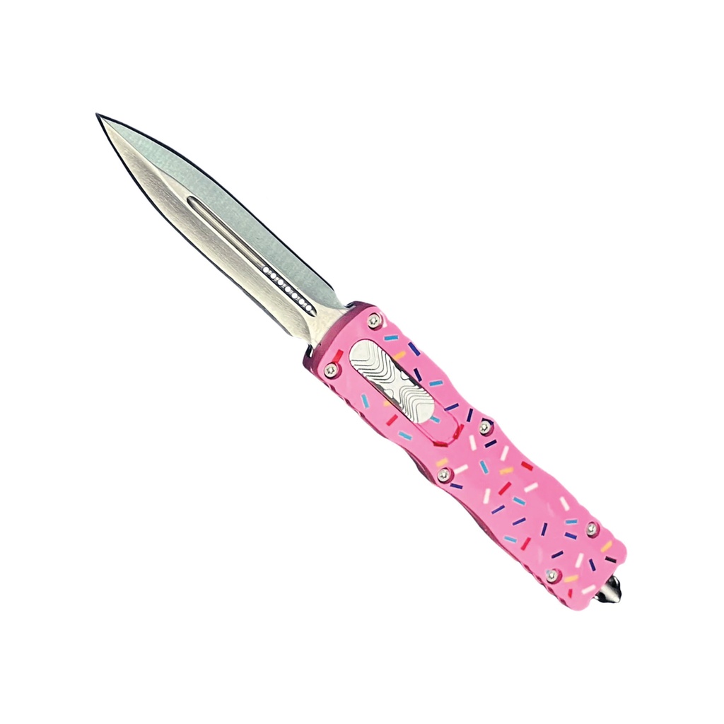 Sprinkle Pop Quick-Deploy OTF Blade - Pink Zinc