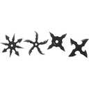 Shadow Constellation Precision Throwing Star Set - Black Steel