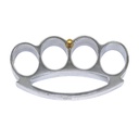 Midnight Empress Ergonomic Brass Knuckles - Black Chrome