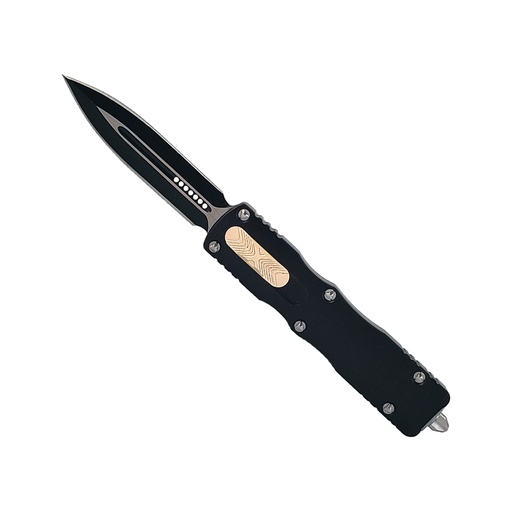 Aero Trigger Blackout OTF Knife - Midnight Black